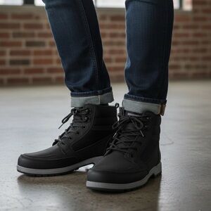 WEATHERPROOF Jenkins Sneakerboot, Men’s 10, Black